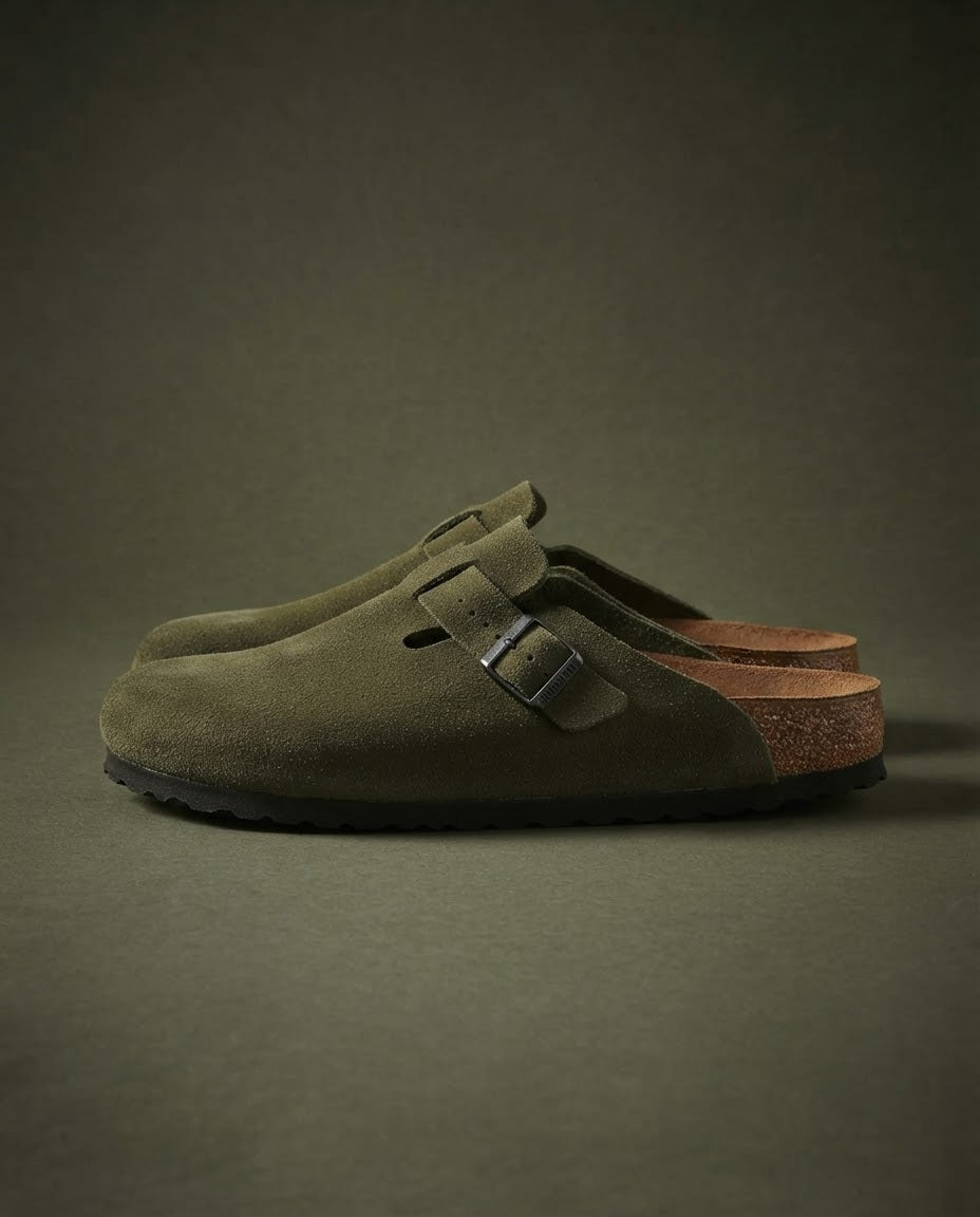 Birkenstock clogs — Olive